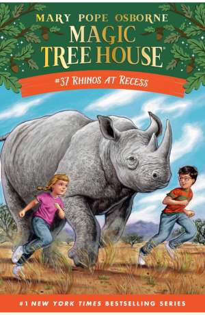 Magic tree house Rhinos at recess [sound recording-PLAYAWAY] cover