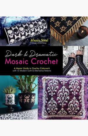 Dark & dramatic mosaic crochet cover