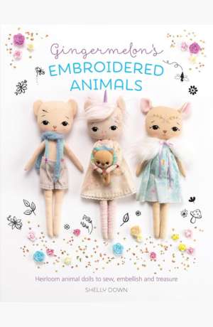 Gingermelon’s embroidered animals cover